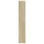 Aparador con LED madera ingeniería roble Sonoma 41,5x32,5x200cm de , Aparadores - Ref: Foro24-3307900, Precio: 119,66 €, Desc...