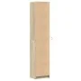 Aparador con LED madera ingeniería roble Sonoma 41,5x32,5x200cm de , Aparadores - Ref: Foro24-3307900, Precio: 118,11 €, Desc...
