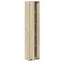 Aparador con LED madera ingeniería roble Sonoma 41,5x32,5x200cm de , Aparadores - Ref: Foro24-3307900, Precio: 119,66 €, Desc...