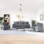 Juego de sofás con cojines 4 piezas terciopelo gris oscuro by , Sofas - Ref: Foro24-3278442, Price: 653,80 €, Discount: %