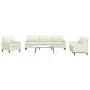 Juego de sofás con cojines 4 piezas terciopelo crema by , Sofas - Ref: Foro24-3278449, Price: 755,16 €, Discount: %