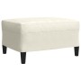 Juego de sofás con cojines 3 piezas terciopelo crema de , Sofás - Ref: Foro24-3278489, Precio: 611,81 €, Descuento: %