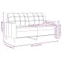 Sofagarnitur mit 3-teiligen cremefarbenen Samtkissen. von , Sofas - Ref: Foro24-3278489, Preis: 601,38 €, Rabatt: %