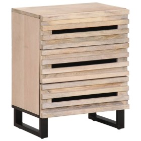 Mesita de noche madera maciza de mango 50x34x62 cm de , Mesitas de noche - Ref: Foro24-377484, Precio: 73,35 €, Descuento: %