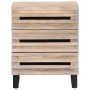Mesita de noche madera maciza de mango 50x34x62 cm de , Mesitas de noche - Ref: Foro24-377484, Precio: 73,35 €, Descuento: %