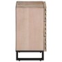 Mesita de noche madera maciza de mango 50x34x62 cm de , Mesitas de noche - Ref: Foro24-377484, Precio: 73,35 €, Descuento: %