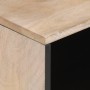Mesita de noche de madera maciza de mango rugosa 50x34x62 cm de , Mesitas de noche - Ref: Foro24-377486, Precio: 69,66 €, Des...