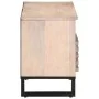 Mueble de TV madera maciza de mango 100x34x46 cm by , CD and DVD storage - Ref: Foro24-377517, Price: 73,24 €, Discount: %