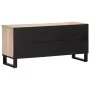 Mueble de TV madera maciza de mango 100x34x46 cm by , CD and DVD storage - Ref: Foro24-377517, Price: 73,24 €, Discount: %