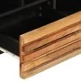 Mueble de TV madera maciza de acacia 100x34x46 cm de , Almacenamiento para CD y DVD - Ref: Foro24-377515, Precio: 73,08 €, De...
