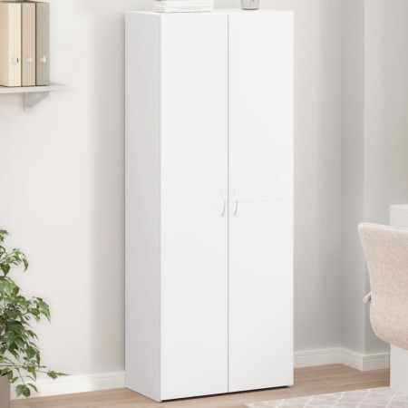 Armario archivador madera de ingeniería blanco 60x32x153 cm de , Armarios archivadores - Ref: Foro24-3276644, Precio: 123,69 ...