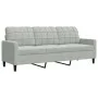 Juego de sofás con cojines 3 piezas terciopelo gris claro by , Sofas - Ref: Foro24-3278371, Price: 607,30 €, Discount: %