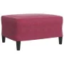 Juego de sofás con cojines 3 piezas terciopelo rojo tinto de , Sofás - Ref: Foro24-3278505, Precio: 575,39 €, Descuento: %