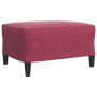 Juego de sofás con cojines 3 piezas terciopelo rojo tinto de , Sofás - Ref: Foro24-3278505, Precio: 584,33 €, Descuento: %