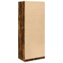 Armario madera de ingeniería color roble ahumado 80x50x200 cm de , Armarios roperos - Ref: Foro24-3307760, Precio: 134,09 €, ...