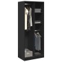 Armario de madera de ingeniería negro 80x50x200 cm de , Armarios roperos - Ref: Foro24-3307757, Precio: 169,74 €, Descuento: %