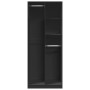 Armario de madera de ingeniería negro 80x50x200 cm de , Armarios roperos - Ref: Foro24-3307757, Precio: 169,74 €, Descuento: %