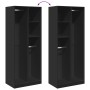 Armario de madera de ingeniería negro 80x50x200 cm de , Armarios roperos - Ref: Foro24-3307757, Precio: 169,74 €, Descuento: %