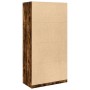 Armario madera contrachapada color roble ahumado 100x50x200 cm de , Armarios roperos - Ref: Foro24-3307769, Precio: 175,47 €,...