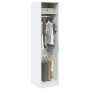 Armario de madera contrachapada blanco 50x50x200 cm de , Armarios roperos - Ref: Foro24-3307783, Precio: 147,28 €, Descuento: %