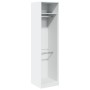 Armario de madera contrachapada blanco 50x50x200 cm de , Armarios roperos - Ref: Foro24-3307783, Precio: 147,28 €, Descuento: %