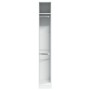 Armario de madera de ingeniería blanco 30x50x200 cm de , Armarios roperos - Ref: Foro24-3307774, Precio: 121,30 €, Descuento: %