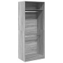 Armario de madera de ingeniería gris Sonoma 80x50x200 cm de , Armarios roperos - Ref: Foro24-3307797, Precio: 152,47 €, Descu...