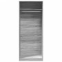 Armario de madera de ingeniería gris Sonoma 80x50x200 cm de , Armarios roperos - Ref: Foro24-3307797, Precio: 152,47 €, Descu...