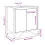 Armario lavabo baño madera ingeniería roble Sonoma 60x35x60 cm de , Muebles de baño - Ref: Foro24-848655, Precio: 53,83 €, De...