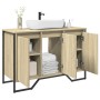 Armario lavabo baño madera ingeniería roble Sonoma 91x35x60 cm de , Muebles de baño - Ref: Foro24-848660, Precio: 99,15 €, De...