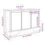 Armario lavabo baño madera ingeniería roble Sonoma 91x35x60 cm de , Muebles de baño - Ref: Foro24-848660, Precio: 99,15 €, De...