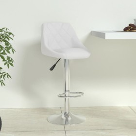 Taburete de cocina cuero sintético blanco de , Taburetes de cocina - Ref: Foro24-335169, Precio: 96,51 €, Descuento: %