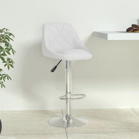 Taburete de cocina cuero sintético blanco de , Taburetes de cocina - Ref: Foro24-335169, Precio: 96,51 €, Descuento: %