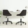 Sillas de comedor giratorias 2 uds terciopelo negro de , Sillas de comedor - Ref: Foro24-335492, Precio: 139,96 €, Descuento: %