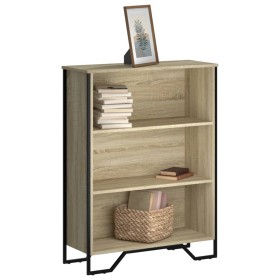 Estantería madera de ingeniería roble Sonoma 80x31x106 cm de , Librerías y estanterías - Ref: Foro24-848625, Precio: 58,60 €,...