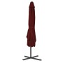 Sombrilla de jardín con palo de acero burdeos 250x250x230 cm de vidaXL, Sombrillas - Ref: Foro24-312514, Precio: 134,29 €, De...