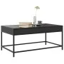 Mesa de centro con Infinity LED negro 90x50x41 cm de , Mesas de centro - Ref: Foro24-847687, Precio: 100,43 €, Descuento: %