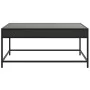Mesa de centro con Infinity LED negro 90x50x41 cm de , Mesas de centro - Ref: Foro24-847687, Precio: 100,43 €, Descuento: %