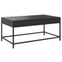 Mesa de centro con Infinity LED negro 90x50x41 cm de , Mesas de centro - Ref: Foro24-847687, Precio: 101,69 €, Descuento: %