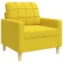 Juego de sofás 3 piezas tela amarillo claro de , Sofás - Ref: Foro24-3278292, Precio: 608,78 €, Descuento: %