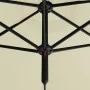 Sombrilla doble con palo de acero color arena 600 cm de vidaXL, Sombrillas - Ref: Foro24-312563, Precio: 158,98 €, Descuento: %