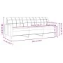 Juego de sofás 2 piezas tela gris oscuro de , Sofás - Ref: Foro24-3278320, Precio: 479,12 €, Descuento: %