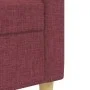 Juego de sofás con reposapiés 4 piezas tela rojo tinto de , Sofás - Ref: Foro24-3278301, Precio: 695,24 €, Descuento: %