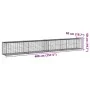 Cesta de gaviones con cubierta hierro galvanizado 400x50x50 cm de , Maceteros y jardineras - Ref: Foro24-3295135, Precio: 98,...