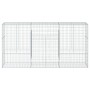 Cesta de gaviones con cubierta hierro galvanizado 300x50x150 cm de , Maceteros y jardineras - Ref: Foro24-3295156, Precio: 16...
