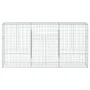 Cesta de gaviones con cubierta hierro galvanizado 300x50x150 cm de , Maceteros y jardineras - Ref: Foro24-3295156, Precio: 17...