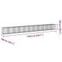 Cesta gaviones con cubierta hierro galvanizado 1100x100x100 cm de , Maceteros y jardineras - Ref: Foro24-3295210, Precio: 580...