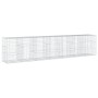 Cesta de gaviones con cubierta hierro galvanizado 700x100x150cm de , Maceteros y jardineras - Ref: Foro24-3295219, Precio: 51...
