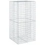 Cesta gaviones con cubierta hierro galvanizado 100x100x200 cm de , Maceteros y jardineras - Ref: Foro24-3295225, Precio: 104,...