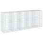 Cesta de gaviones con cubierta hierro galvanizado 500x100x200cm de , Maceteros y jardineras - Ref: Foro24-3295233, Precio: 47...